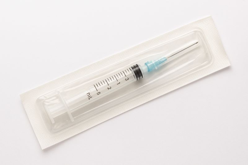 100 Pack 3 mL Disposable Syringe with 23 Ga 1″ Needle